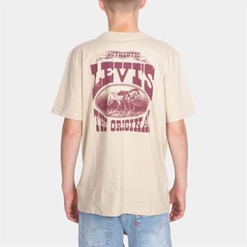Levis Boys Galloping Free Tee White Pepper
